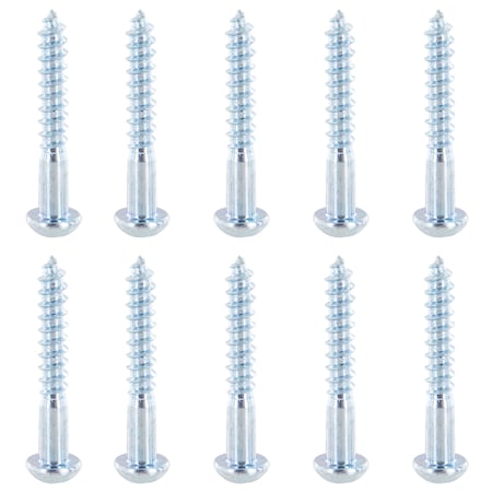 Us Cargo Control No. 12 X 1-1/2 E-Track Wood Screw w/ Round Phillips Head 10 pk ETPHWSPACK15